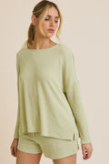 Long Sleeve Crew Neck Top
