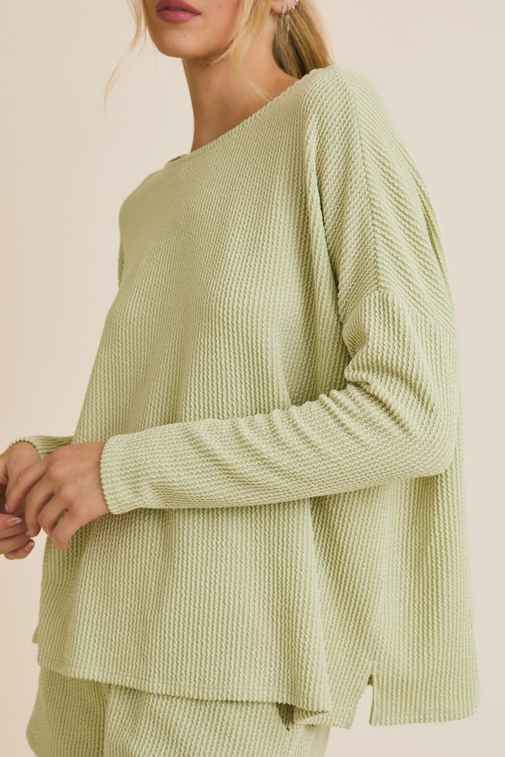 Long Sleeve Crew Neck Top