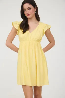 Yellow Short Dress