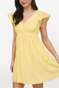 Yellow Short Dress