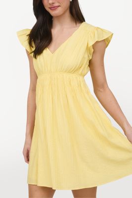Yellow Short Dress