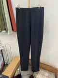 Black Stretchable High-Waist Trousers