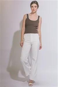 Coquette Aesthetic Sleeveless Pearl Blouse - Elegant Casual Women's Summer Top