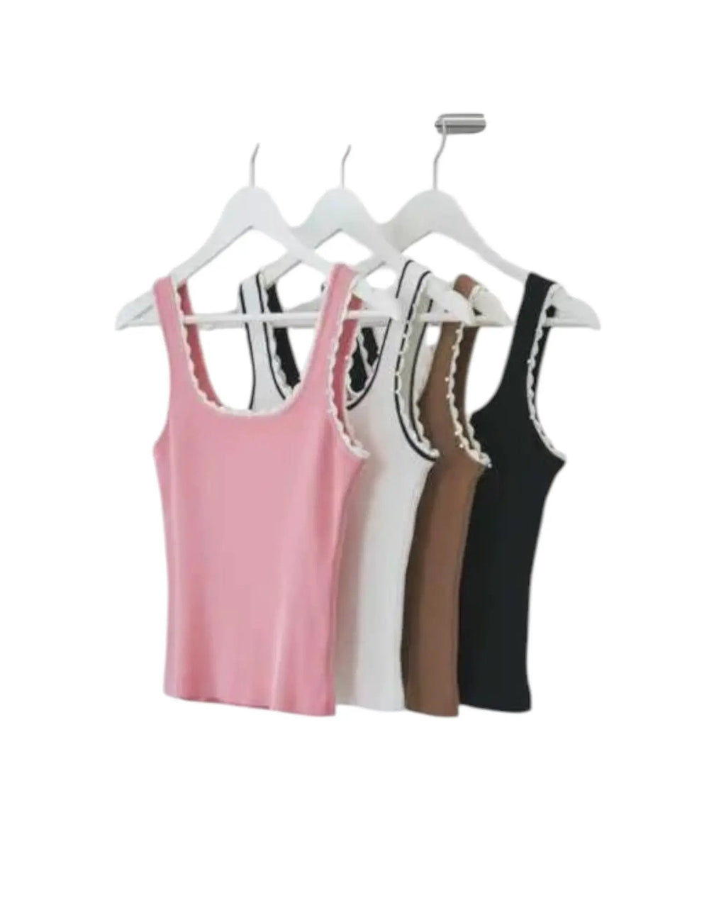 Coquette Aesthetic Sleeveless Pearl Blouse - Elegant Casual Women's Summer Top