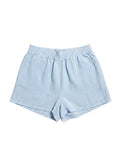 Yanet Collection Shop light blue cotton muslin lounge shorts with an elastic waistband