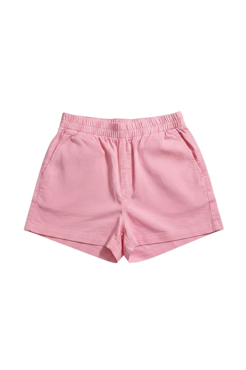 Yanet Collection Shop pink high-waist relaxed fit shorts with an elastic waistband and side pockets in lightweight fabric